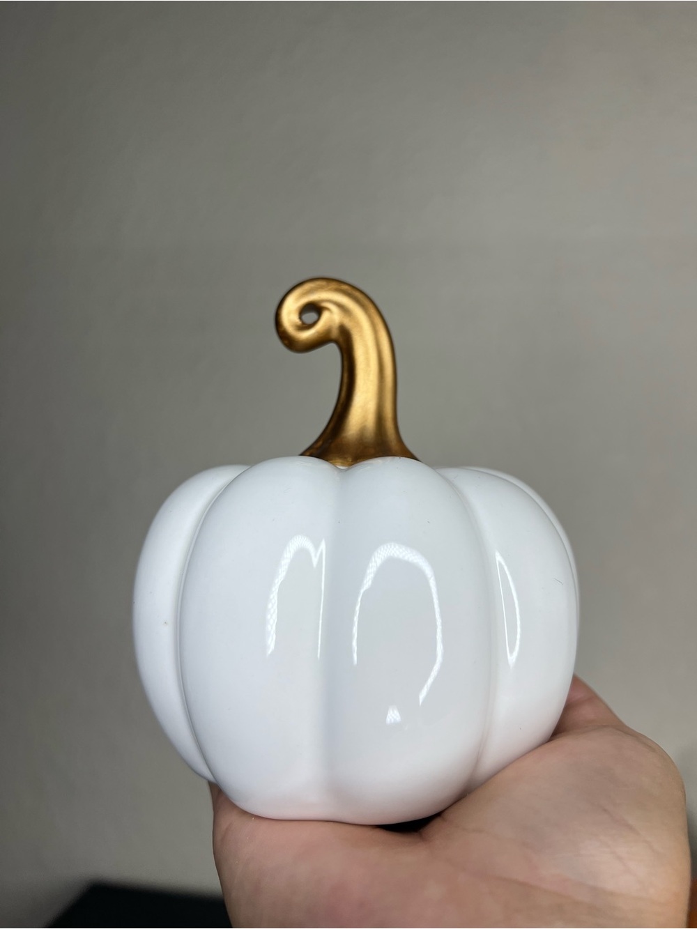 NEW Target Bullseyes Playground Set of 8 Medium & Small Ceramic Pumpkins - Picture 5 of 15